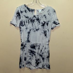 White Fawn Shorts Romper